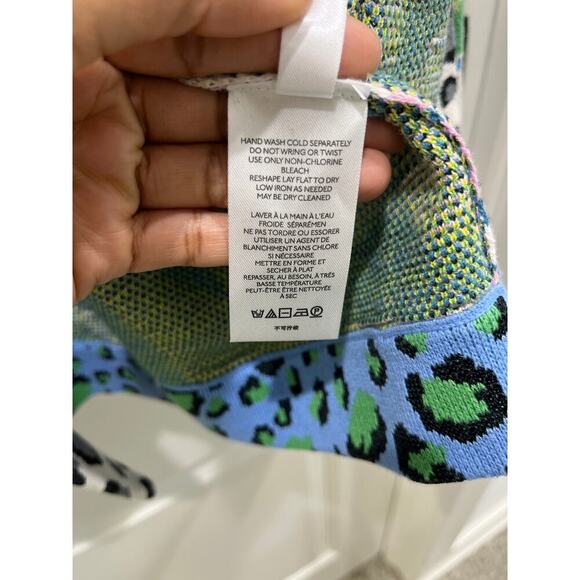 Anthropologie Maeve Multicolor Savannah Contrast Cardigan Sz XS - Picture 7 of 9